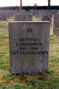 Grabstein  Berta Lindheimer, geb. Sommer