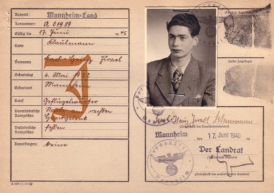 Volkskarteikarte  Karl-Heinz Klausmann